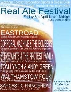 Real Ale Festival flyer